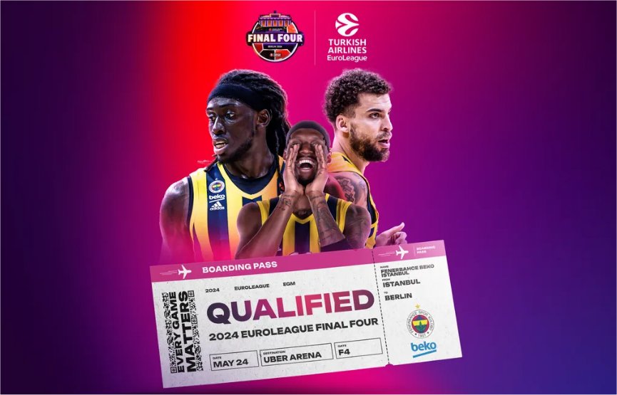 Fenerbahçe Basketbol Euroleague Dörtlü Finalinde . . .