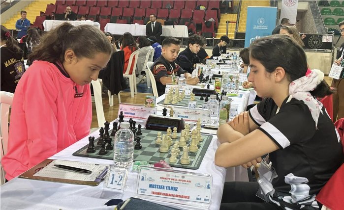 Türkiye Okul Sporları Satranç Şampiyonası bugün  sona erdi